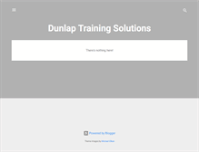 Tablet Screenshot of dunlaptrainingsolutions.com